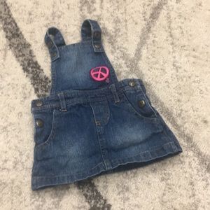 🦋FREE SHIP $50🦋 Jean Jumper Baby Girl 18-24